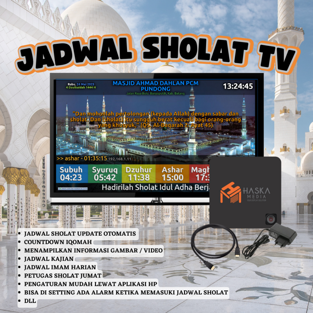 JADWAL SHOLAT TV JWS
