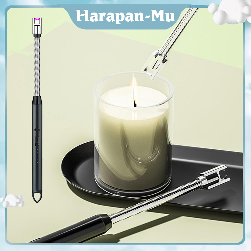 Pemantik Elektrik Korek Api Kompor Gas Elektrik USB Korek Api Electric Bara Windproof