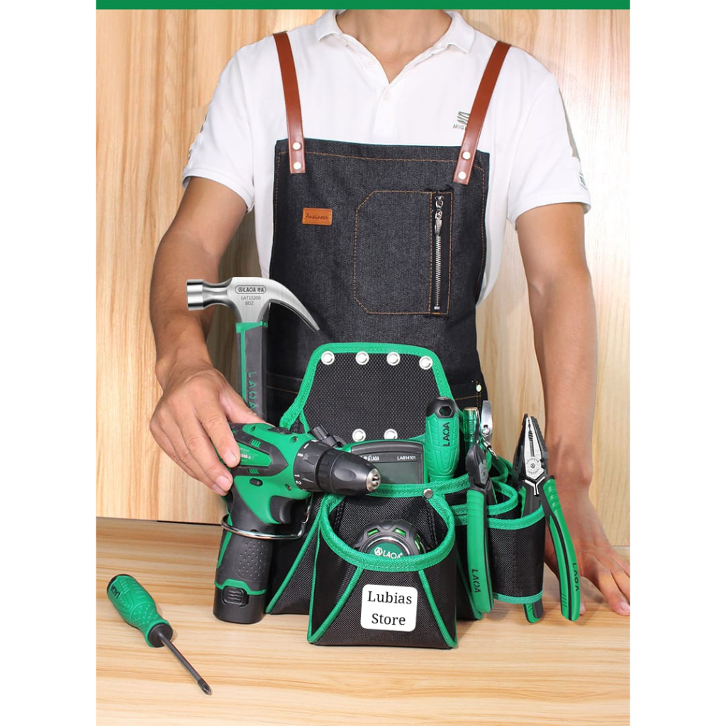 Tas Perkakas Kapasitas Besar Tas Penyimpanan Peralatan Lubias Store