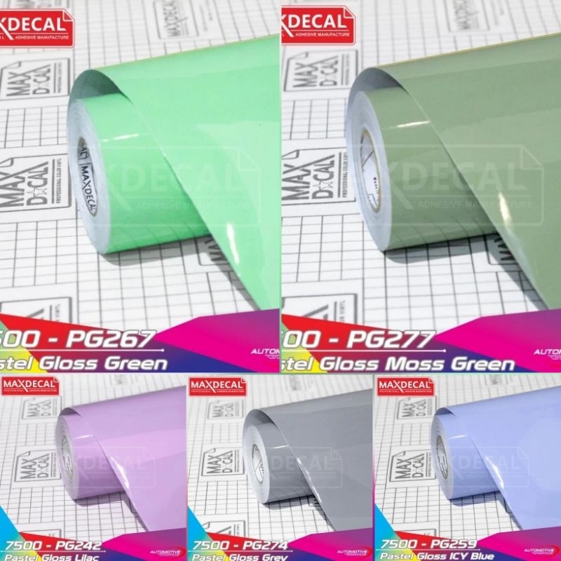 

Sticker Scotlet Maxdecal 7500 Pastel Glossy Roll