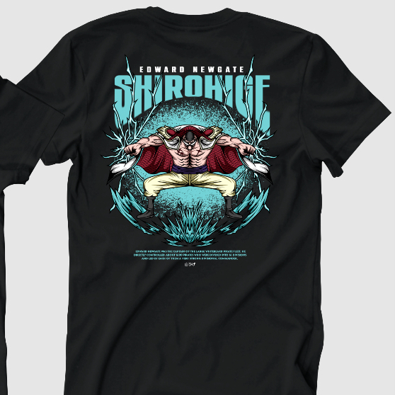 kaos anime one piece.shirohige