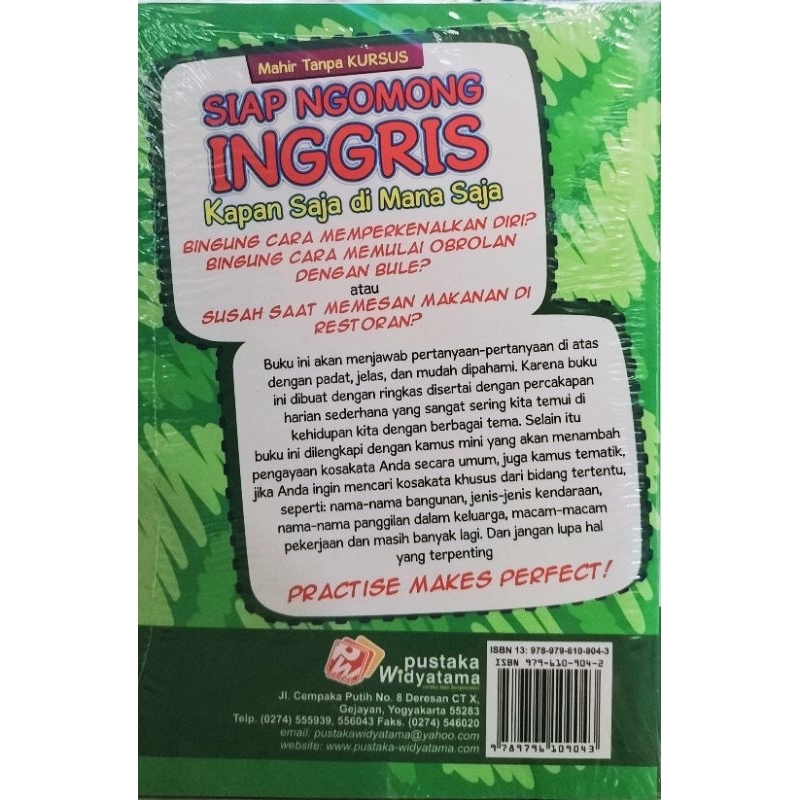 BUKU KAMUS / KAMUS BAHASA INGGRIS / BUKU SIAP NGOMONG INGGRIS KAPAN SAJA DIMANA SAJA / MAHIR TANPA KURSUS / KAMUS MINI / FIRDAUS DITYA / ORIGINAL / 9b