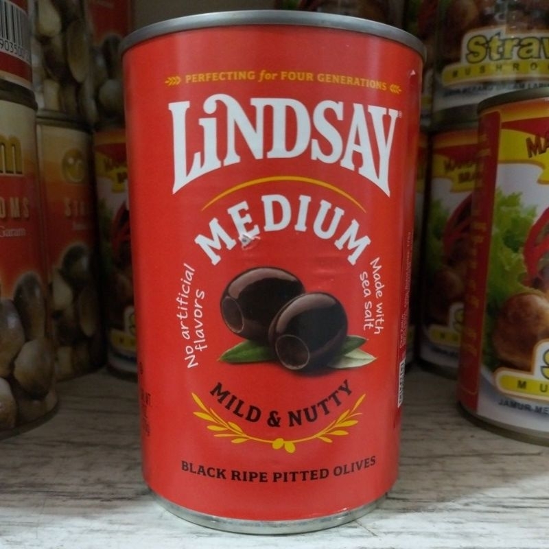 

lindsay pitted black olive 425gr impor USA