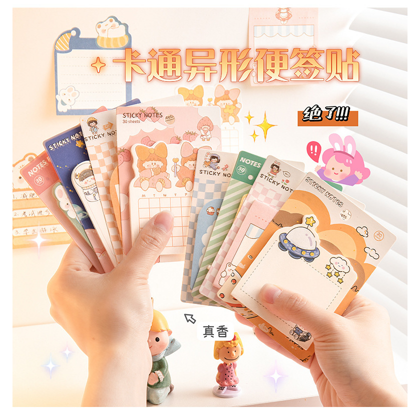 

Sticky Note Karakter Kartun Lucu #ST057 / Kertas Sticker Memo Pesan Lucu SK70 / ATK Kartun Korea Lucu