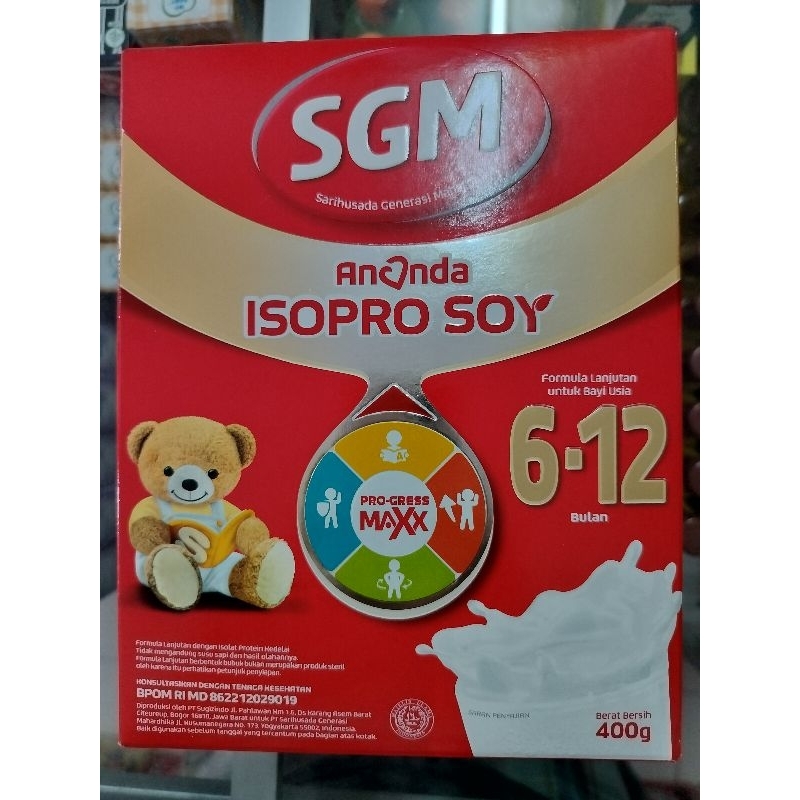 SGM soya 6-12 bulan 400 gram