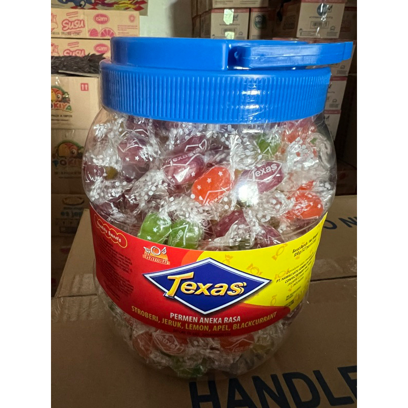 

Texas aneka rasa toples 850gr