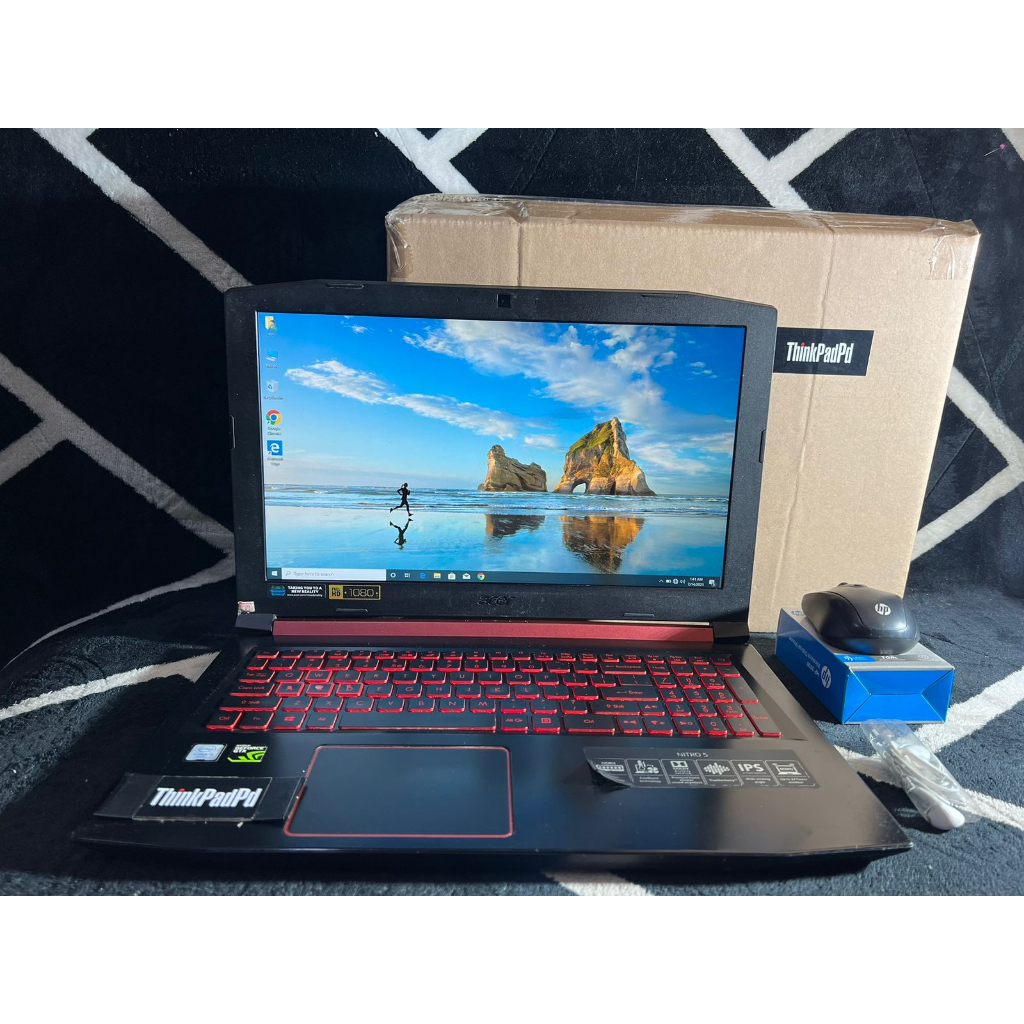 Laptop Gaming Acer Predator Nitro 5 Core i5 7300HQ GTX 1050 Mulus