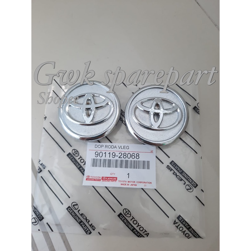 Tutup dop as roda velg Toyota Corolla Altis 1.8 Ori