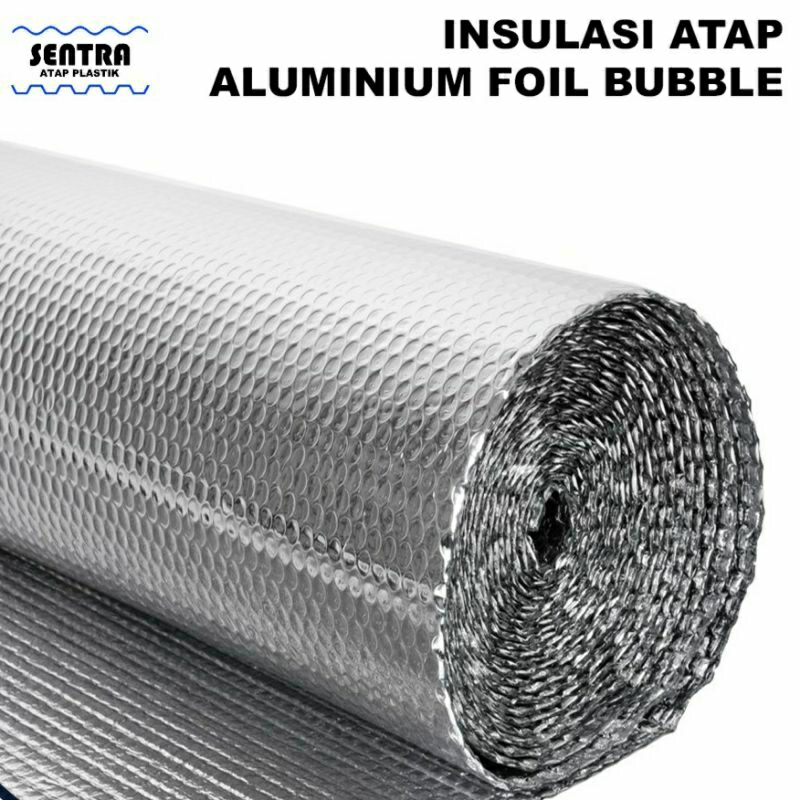 Bubble Aluminium Foil 4.0mm / 1.25 x 25m Insulasi Peredam Panas Atap