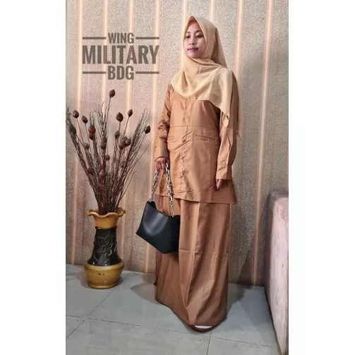 Gamis Syari Pemda Bahan Toyobo Motif Rok