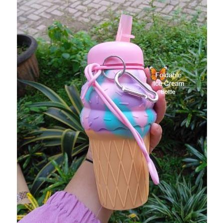 Botol Minum Anak Silikon Lipat ala Smiggle