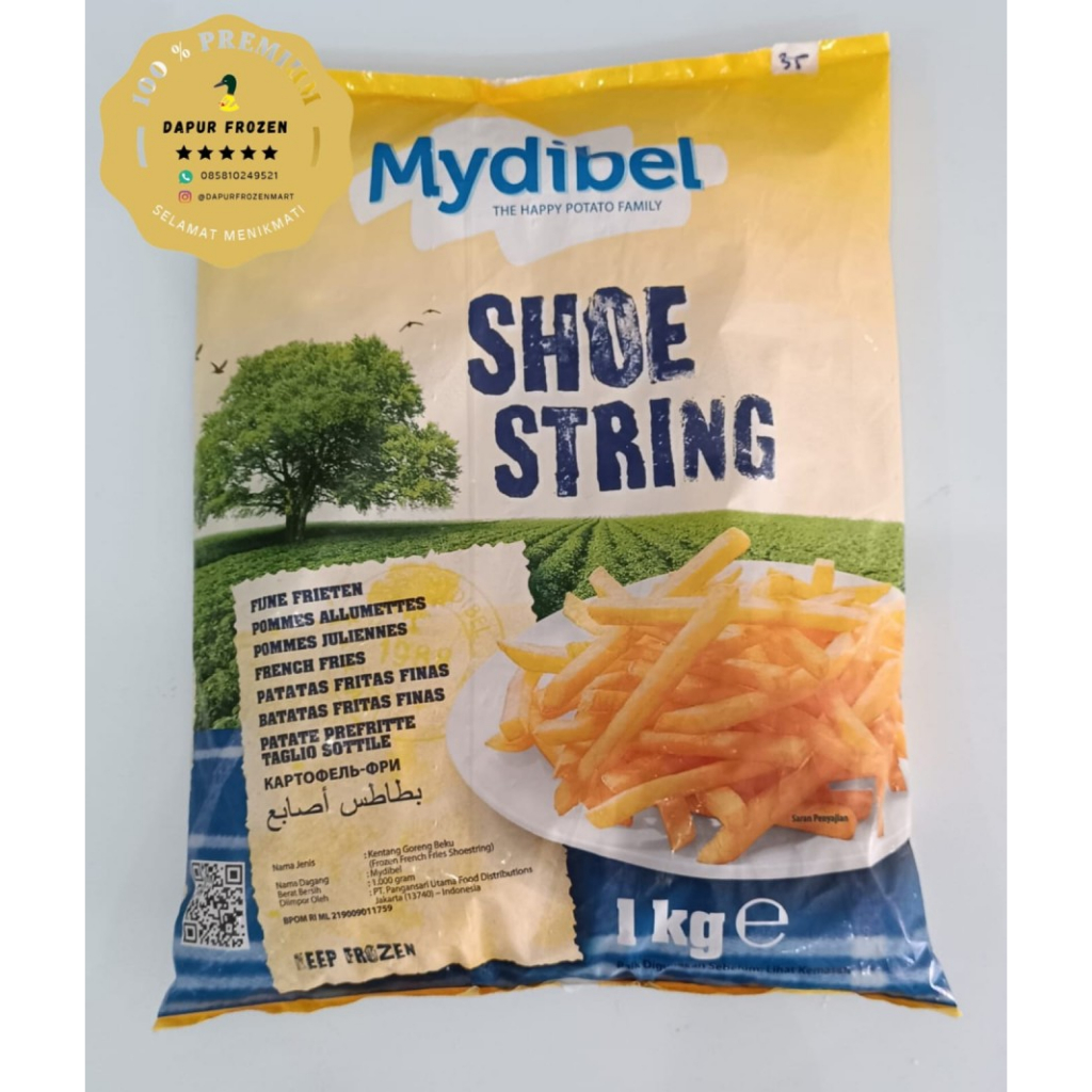 

My Dibel Kentang Goreng Shoestring 1Kg