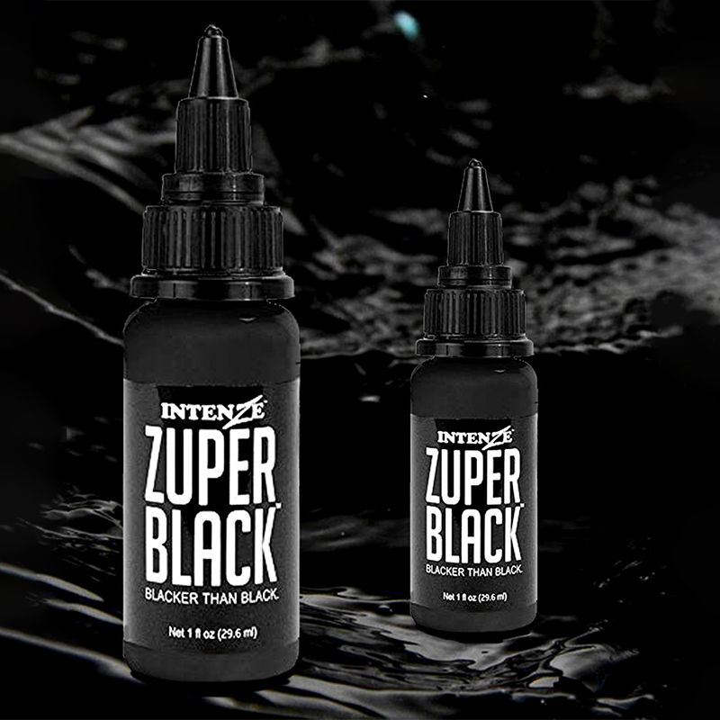 1oz 30ml Tinta Tatto Zuper Black Ink Tatto Pigment Tatto Pigmen Pewarna Tato