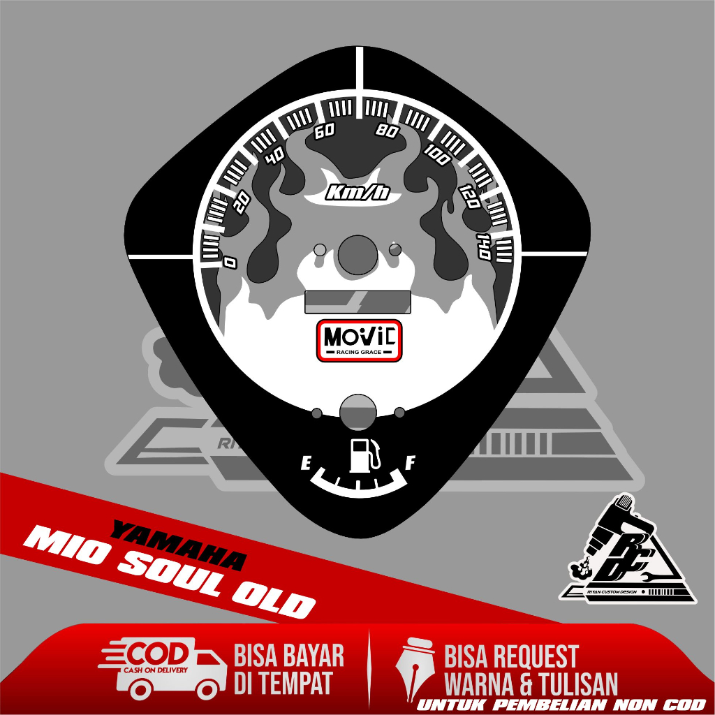 papan speedometer custom mio soul old panel spido meter custom mio soul old