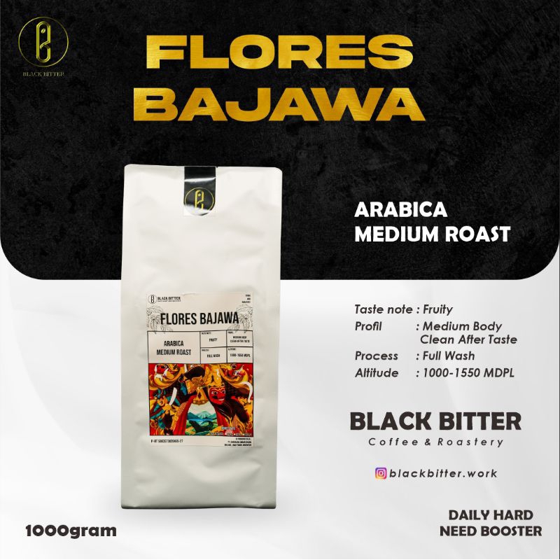

Kopi Arabika Flores Bajawa 1kg - Biji Dan Bubuk Arabica Original