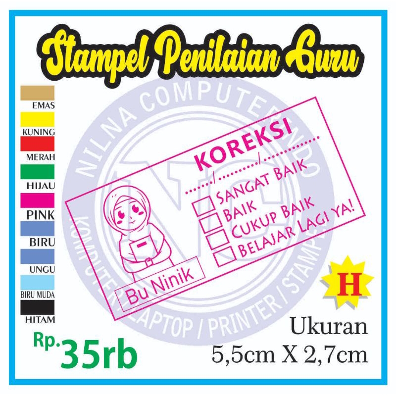 

STAMPEL PENILAIAN BUGURU