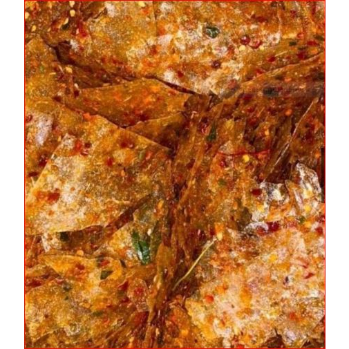 

KERIPIK KACA 500gr PEDAS DAUN JERUK / KRIPCA REMPAH