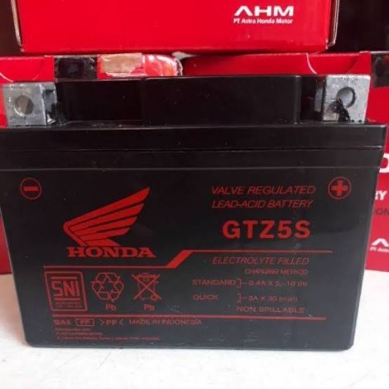 31500-KPH-881 Battery GTZ5S original AHM Honda beat aki kering asli AHM Honda Vario accu kering asli
