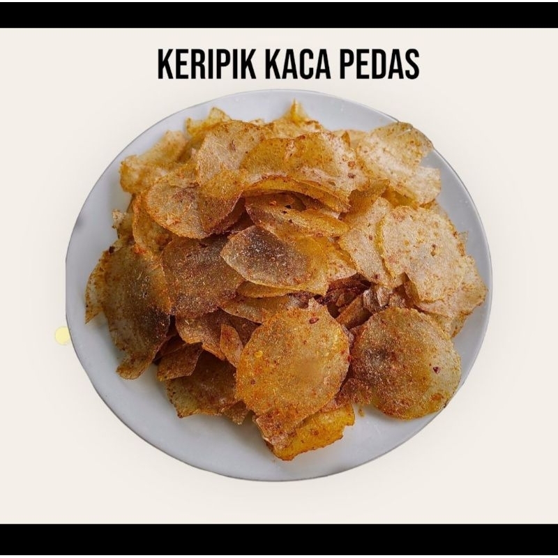 KERIPIK KACA PEDAS VIRAL 500g