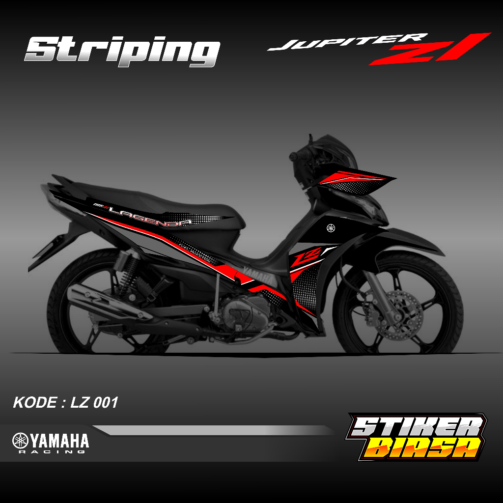 Striping Variasi Jupiter Z1 Motif Lagenda 115 Z | Lis Variasi Jupiter Z1 Motif Lagenda 115 Z | SB St