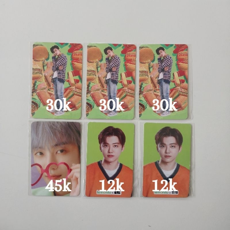 Photocard NCT Jaemin AR Hotsa, Lemonilo, Bene SG21 Ktown