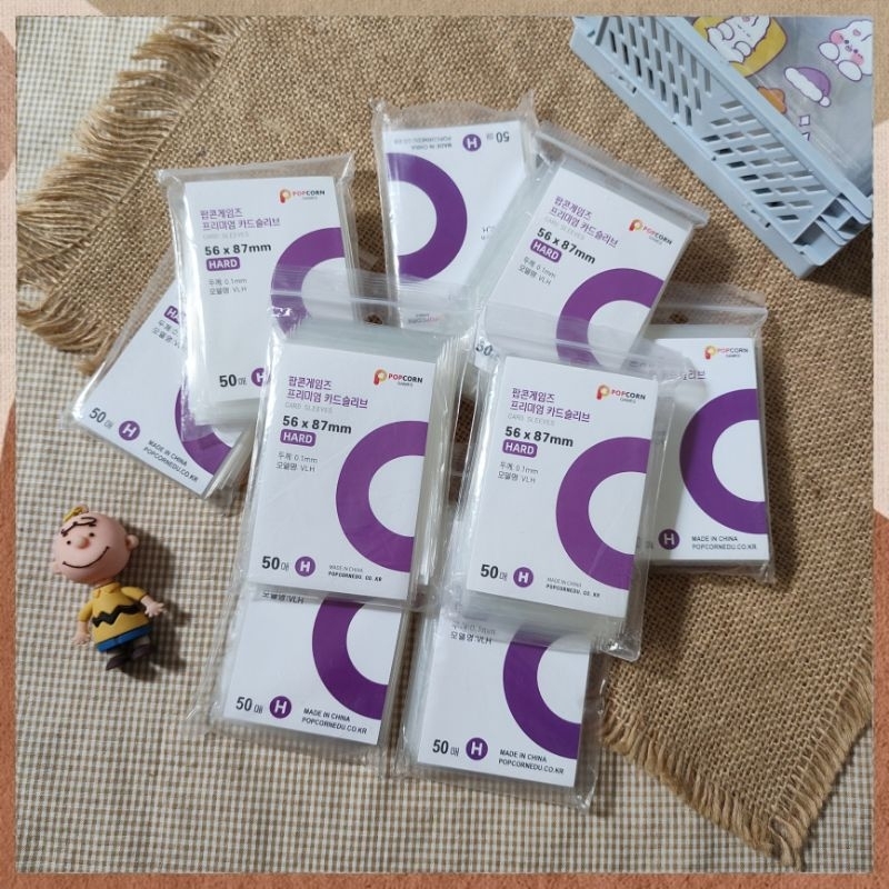 [ READY ] INNER SLEEVE POPCORN CARD SLEEVES 56x87mm PHOTOCARD