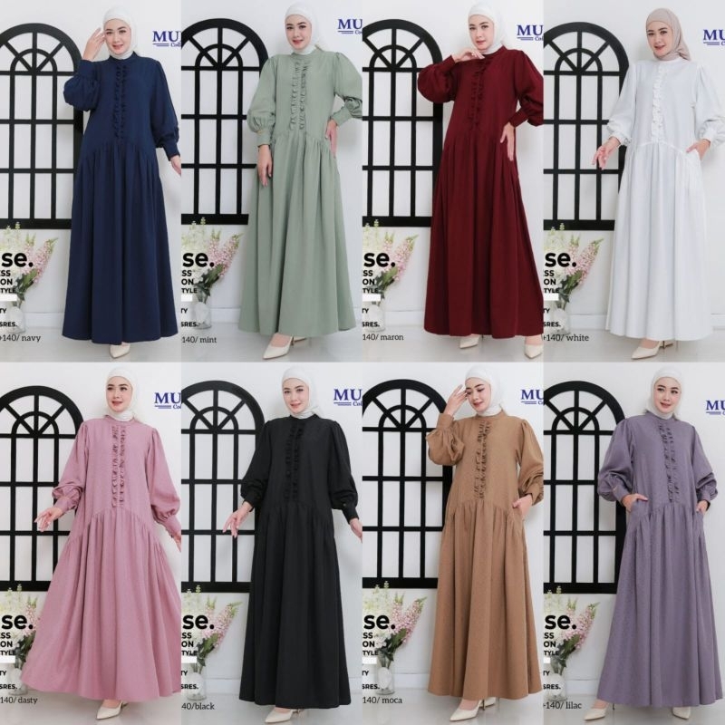 Eloise Dress ori by Mudra Hijab