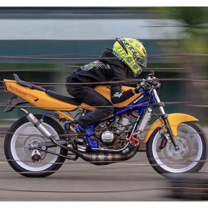 Knalpot KDX Exhaust Original Jogja Ninja RR Sunmory Leher C Galvanis Almu Big Volume