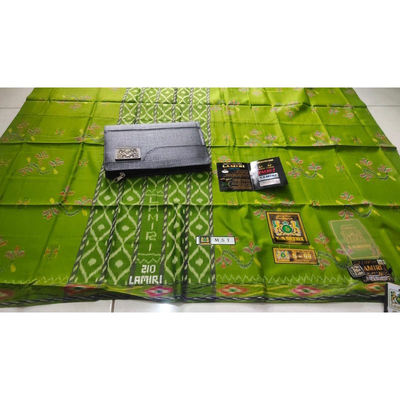 [BARU] Terlaris - Sarung Lamiri Asli MST S90 Original Resmi Berhologram Full Sutra - Motif Kembang L