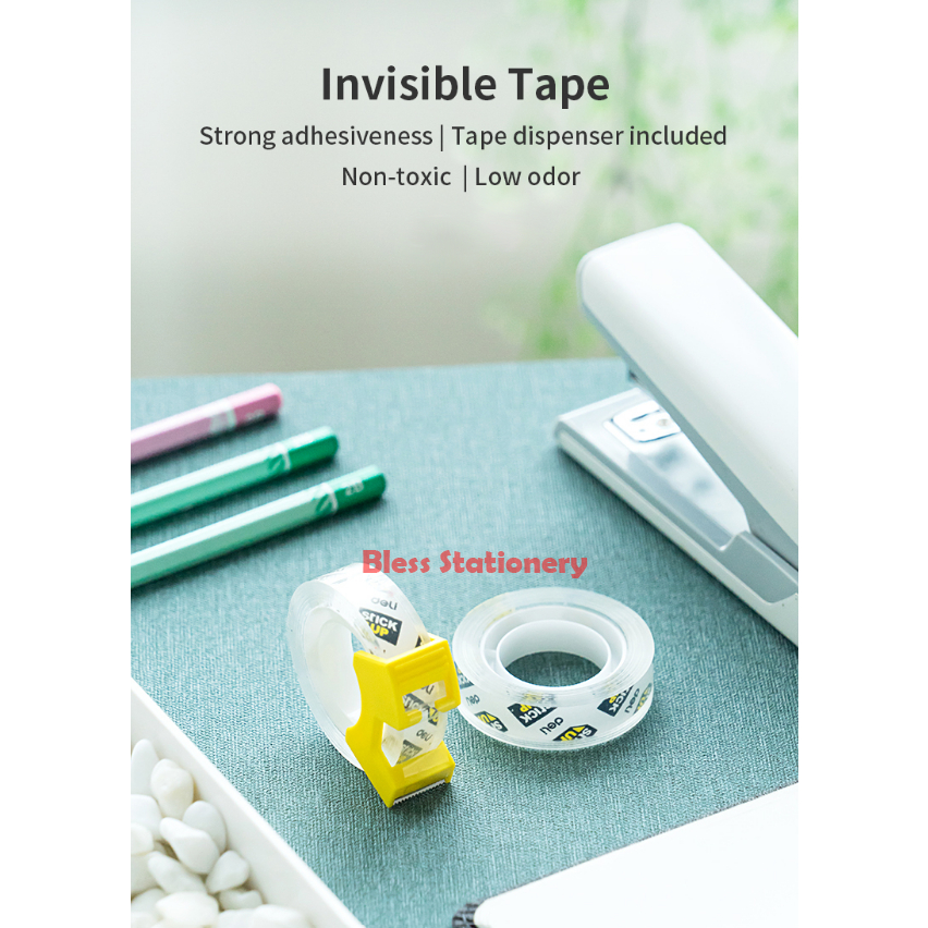 

Deli selotip 12mm isolasi solatip perekat Celotape Office Tape