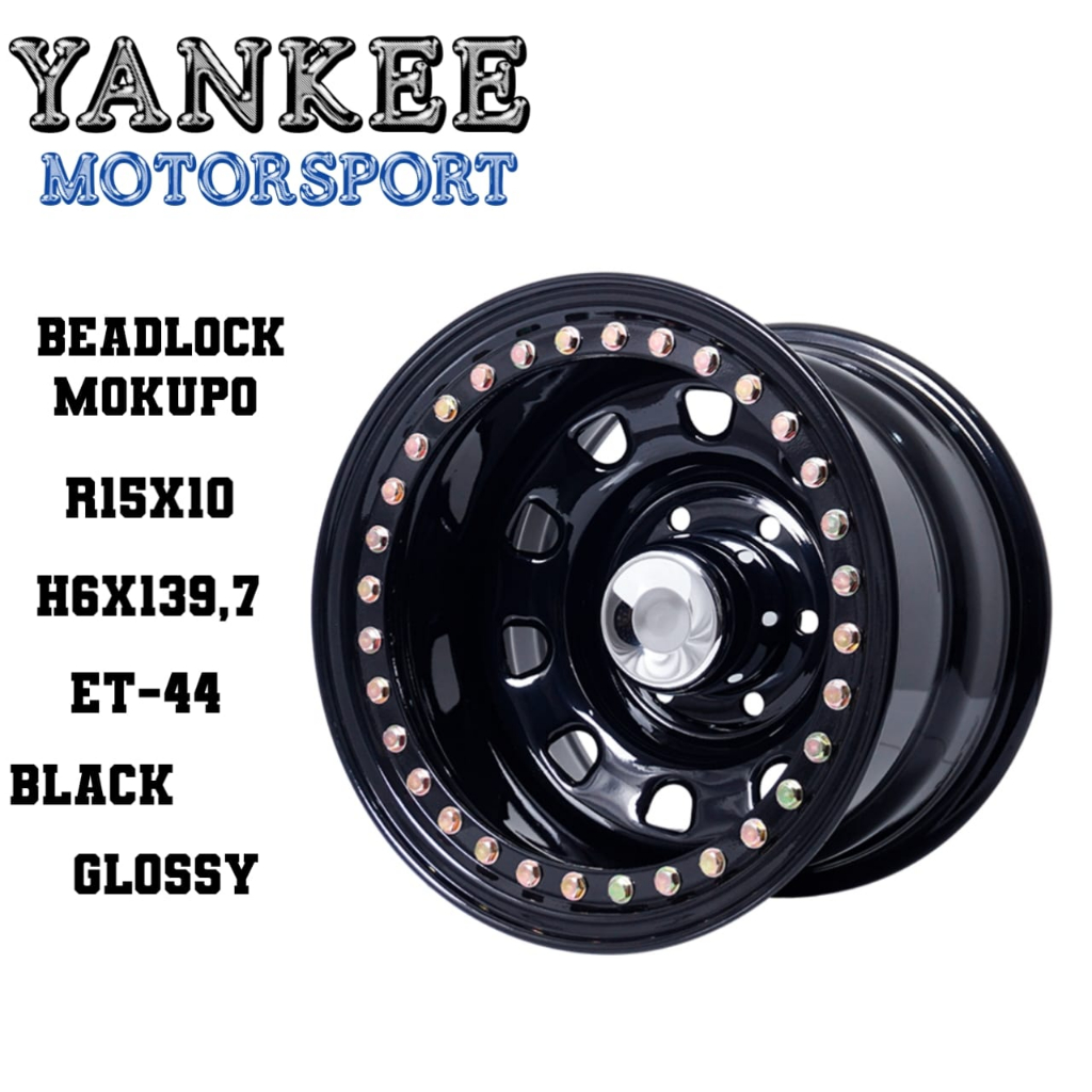 Velg Mobil Ring 15 Lebar 10 untuk Hardtop, Strada, Dmax, Savanza dll HSR BEADLOCK
