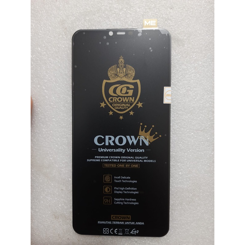 LCD OPPO A3S / TOUCHSCREEN OPPO A3S/A5/REALME C1/REALME 2 FULLSET CROWN MEETOO