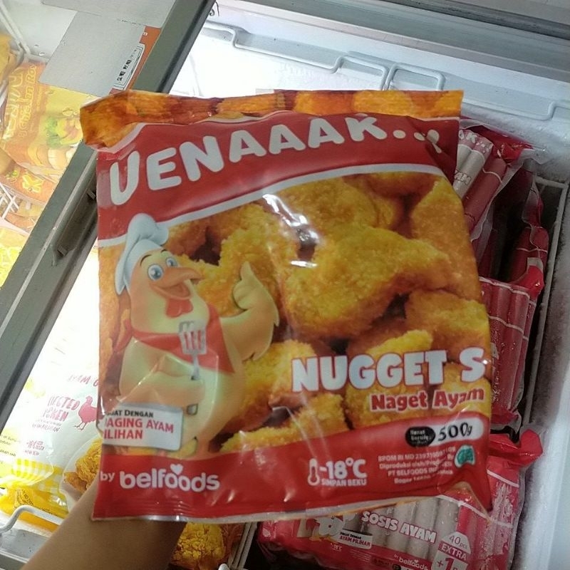 

Belfoods Uenaak Chicken Nugget S 500gram