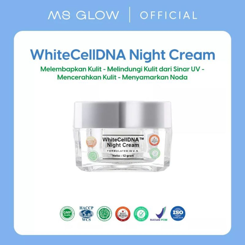 ms glow dna night cream