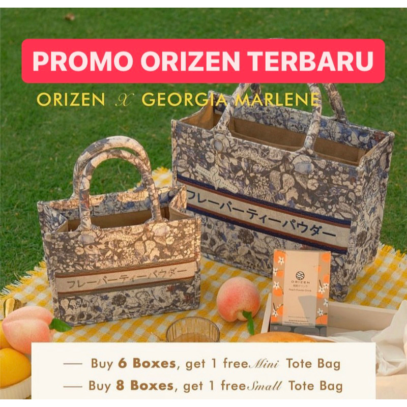 

Promo Paket 6 Box Orizen Detox Tea FREE TOTE BAG EXPIRED TERBARU