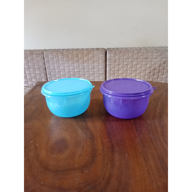 Tempat Penyimpanan Makanan Bowl Besar Serbaguna Twinkle Bowl Ungu Biru Tupperware