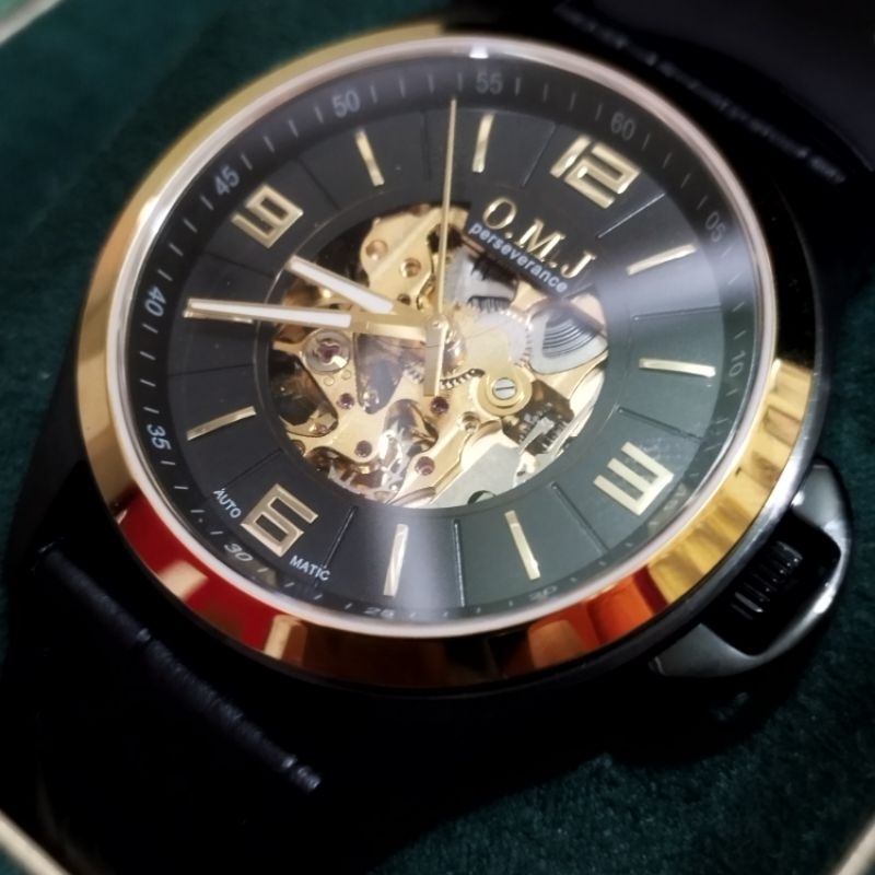 Omj ORIGINAL JAM TANGAN PRIA COWOK ANTI TAHAN AIR SPORT RANTAI OMJ ORIGINAL ORI 100% terbaru meWAh