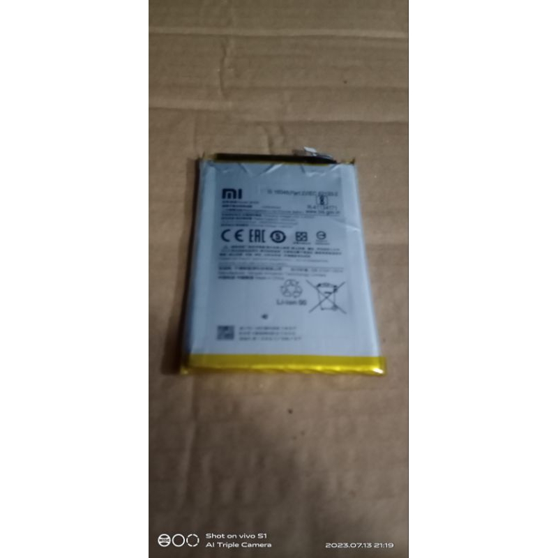 batre hp xiomi redmi 9a original udah tested