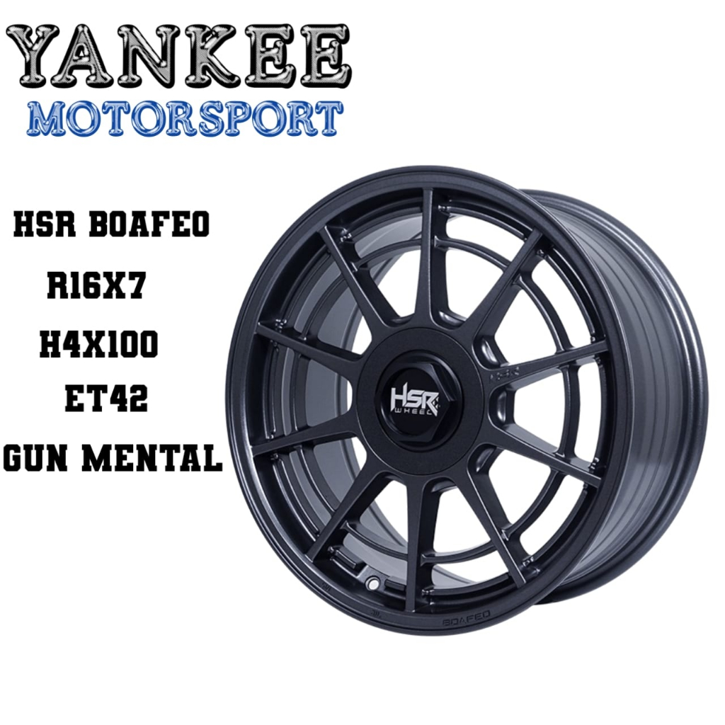 Velg Mobil Ring 16 untuk Vios, Altis, Sigra, Raize dll HSR BOAFEO