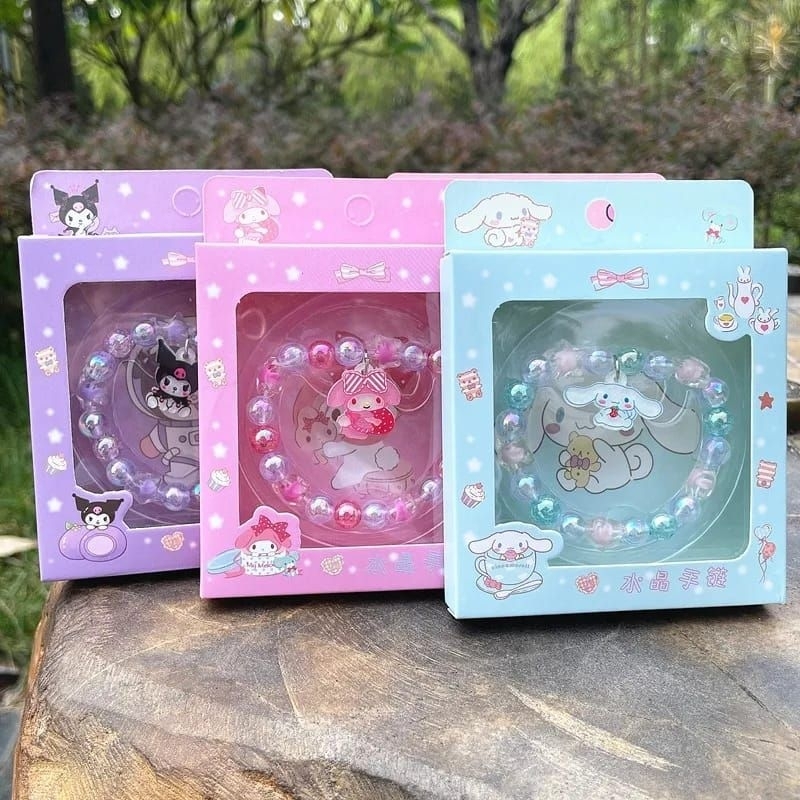 Gelang Manik Manik Sanrio Gelang Manik Pelangi Anak Gelang Anak Batu Manik