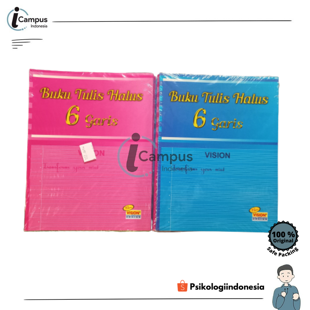 

BUKU TULIS VISION HALUS 6-23
