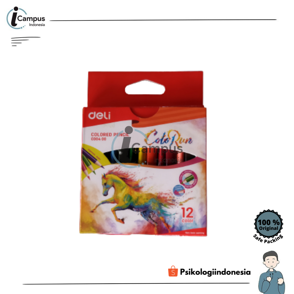 

PENSIL WARNA DELI 12 W C00400
