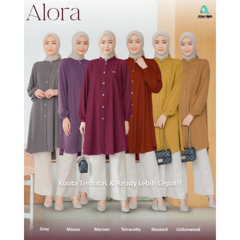 ALORA TUNIC BY AFAS HIJAB || PO READY AGUSTUS