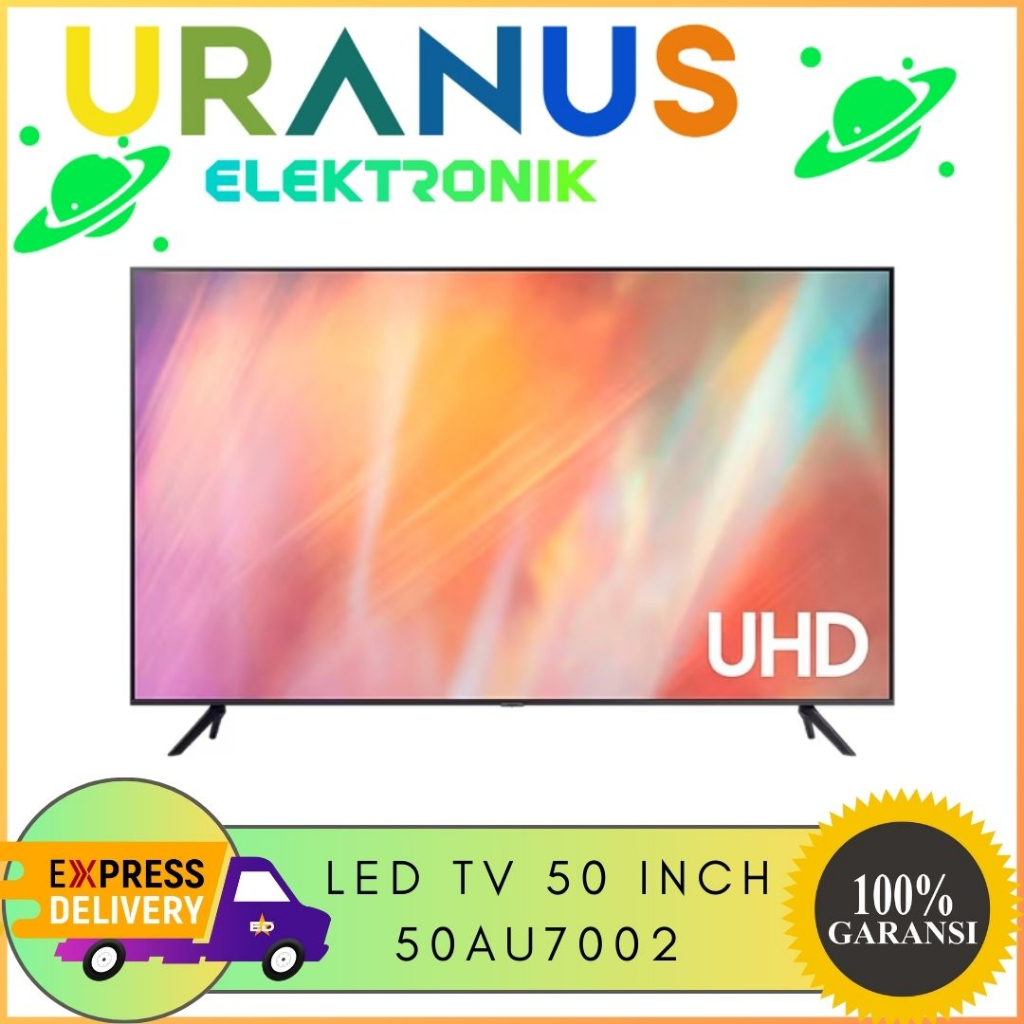 Samsung 50AU7002 Smart TV Samsung 50Inch TV LED 4K UHD Garansi Resmi