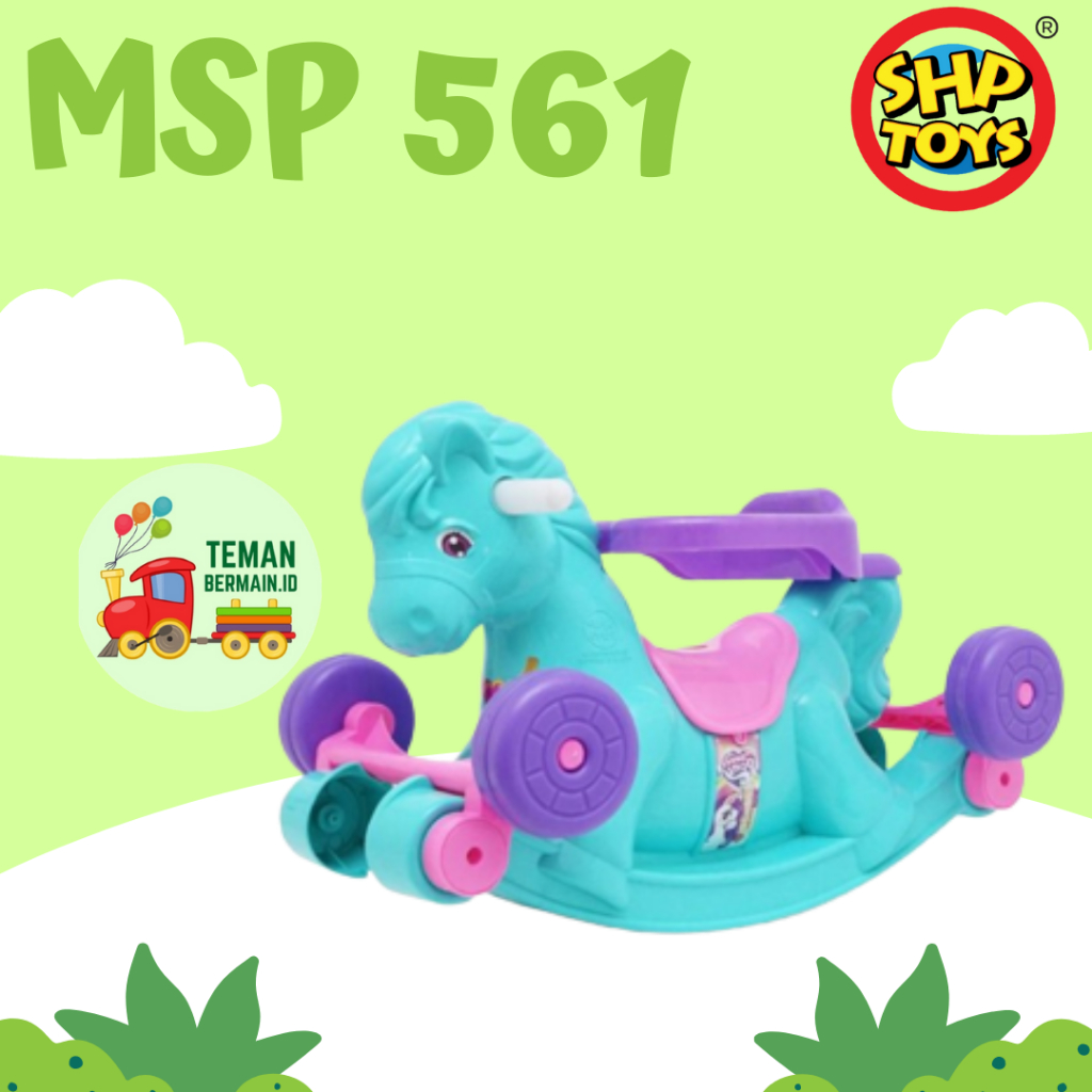 Mainan Kuda-Kudaan Dorong Anak KP 561, MSP 561 SHP Toys