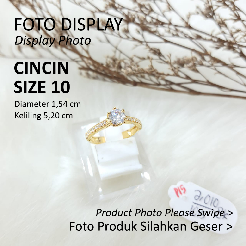 LMG CINCIN EMAS SIZE 10 - 375 9K - GOLD