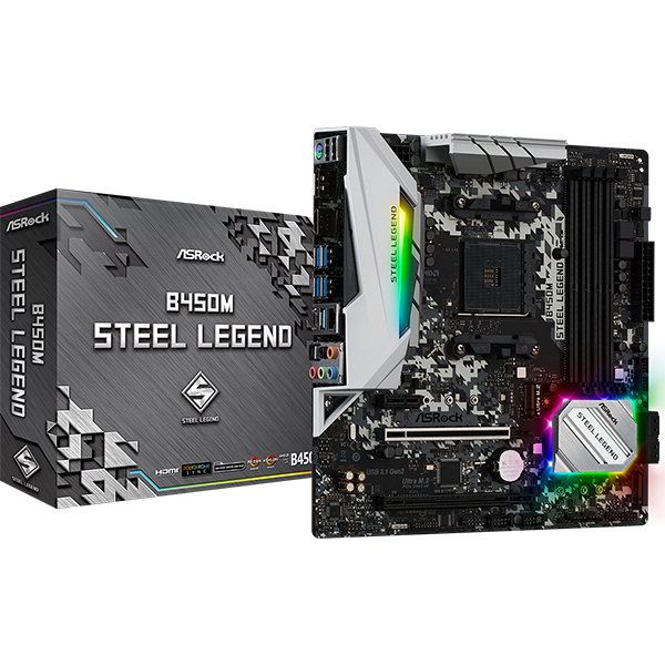 Motherboard Asrock B450M Steel Legend