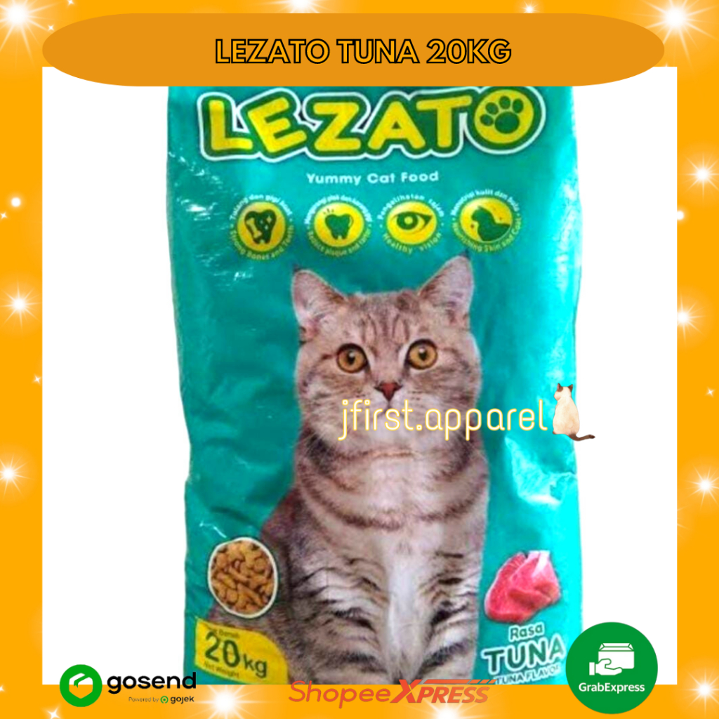 LEZATO TUNA 20KG | MAKANAN KUCING LEZATO