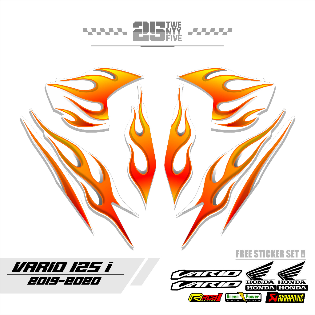 STRIPING VARIO API/STRIPING VARIO 125/150/STRIPNG ALL NEW VARIO 125/150/VARIASI API/STIKER VARIO API