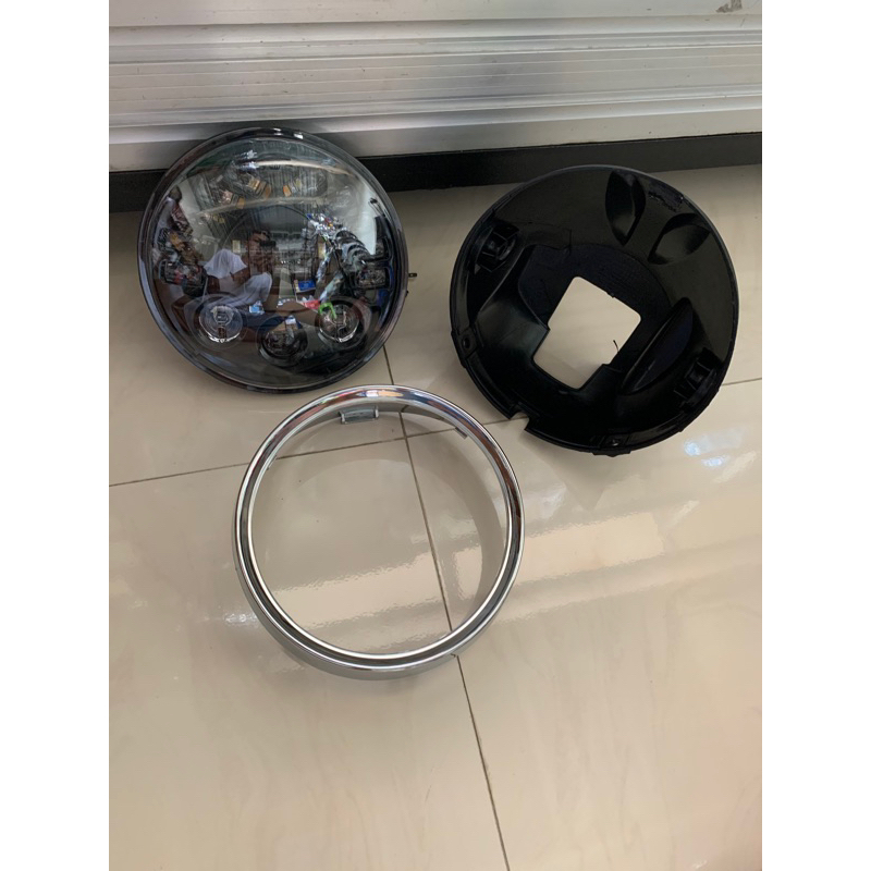 Lampu depan tiger revo set daymaker